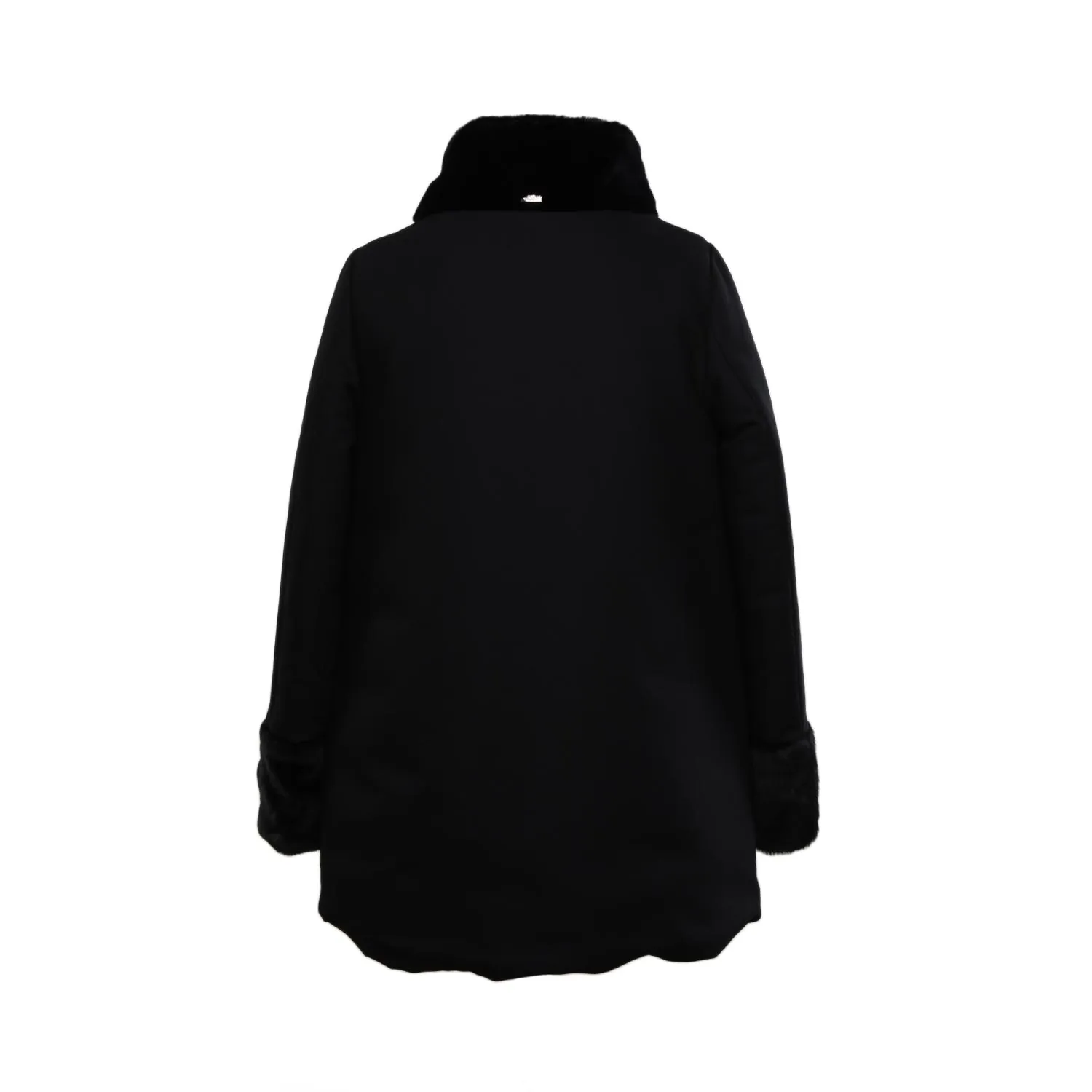 Cappotto Nero Girl E Bambina