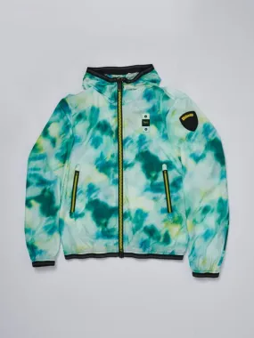 Giacca bambino Blauer in tessuto tecnico Verde