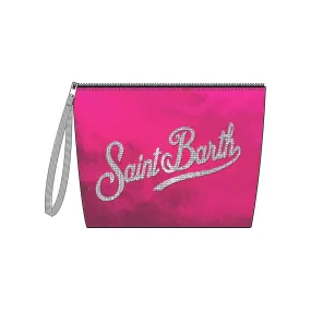 Pochette Aline In Velluto Con Strass