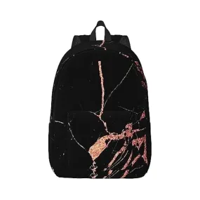 VACSAX Zaino in tela Oro Marmorizzazione Texture Stampa Zaino Casual Zaino Viaggio Daypack 135408983